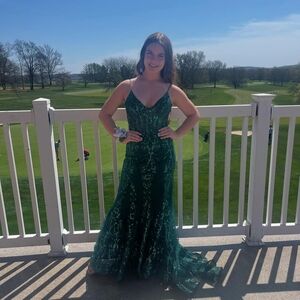 Elegant Green Gown